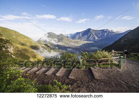Fields in the crater of Pululagua Volcano, Pichincha, Ecuador View Large Photo Image Stock Photography - Fields in the crater of Pululagua Volcano, Pichincha, Ecuador. Fotosearch