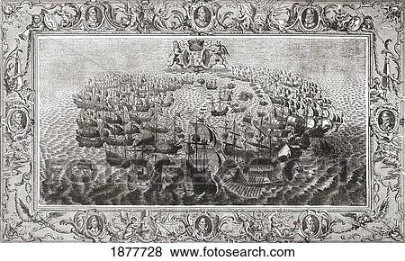 Fight Between The Spanish Armada And The English Fleet Off The Isle Of Wight, 1588. From The Book Short History Of The English People By J. R. Green, Published London 1893. View Large Photo Image Stock Photo - Fight Between The Spanish Armada And The English Fleet Off The Isle Of Wight, 1588. From The Book Short History Of The English People By J. R. Green, Published London 1893.. Fotosearch