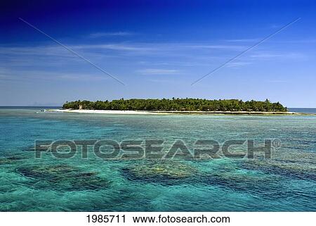 Fiji, Mamanuca Islands, Treasure Island, View From Ocean. View Large Photo Image Stock Image - Fiji, Mamanuca Islands, Treasure Island, View From Ocean.. Fotosearch