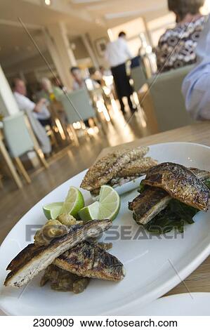 Fillets of Mackerel. Fine dining at St Brides Spa Hotel. Pembrokeshire. Wales. Cymru. UK. United Kingdom. View Large Photo Image Stock Photo - Fillets of Mackerel. Fine dining at St Brides Spa Hotel. Pembrokeshire. Wales. Cymru. UK. United Kingdom.. Fotosearch