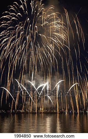 Fireworks Over English Bay Presented By Mexico During The 2006 Symphony Of Fire, Vancouver, British Columbia, Canada View Large Photo Image Stock Image - Fireworks Over English Bay Presented By Mexico During The 2006 Symphony Of Fire, Vancouver, British Columbia, Canada. Fotosearch