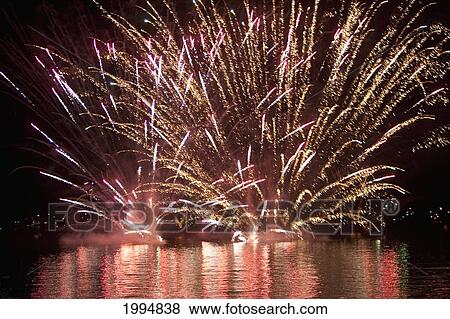 Fireworks Over English Bay Presented By Mexico During The 2006 Symphony Of Fire, Vancouver, British Columbia, Canada View Large Photo Image Stock Photo - Fireworks Over English Bay Presented By Mexico During The 2006 Symphony Of Fire, Vancouver, British Columbia, Canada. Fotosearch
