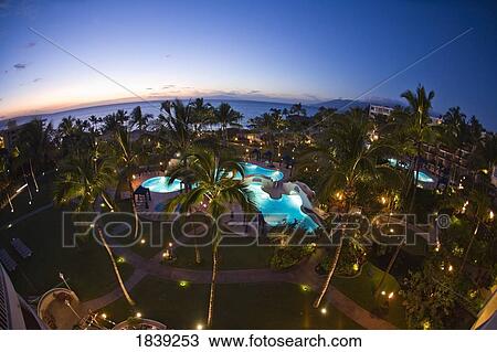 Fish-Eye Lens View On The Fairmont Kea Lani Resort; Wailea, Maui, Hawaii, Usa View Large Photo Image Stock Image - Fish-Eye Lens View On The Fairmont Kea Lani Resort; Wailea, Maui, Hawaii, Usa. Fotosearch