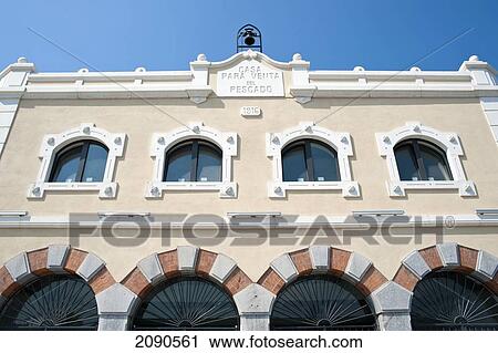 Stock Image - Fish Market, Santurtzi, Basque Country, Spain. Fotosearch