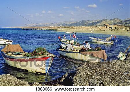 Fishermen's Boats On Shore At Ptolemais View Large Photo Image Stock Photograph - Fishermen's Boats On Shore At Ptolemais. Fotosearch