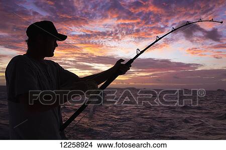 Fishing at sunset; Marshall Islands View Large Photo Image Picture - Fishing at sunset; Marshall Islands. Fotosearch