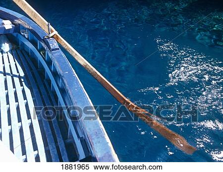 Stock Photography - Fishing Boat And Clear Turquoise Sea. Fotosearch