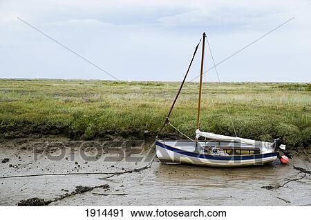 Fishing Boat In Mud Of Small Estuary View Large Photo Image Stock Image - Fishing Boat In Mud Of Small Estuary. Fotosearch