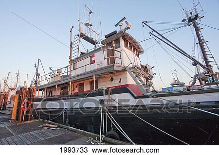 Fishing Boat In The South Arm Of The Fraser River By The Historic Fishing Village Of Steveston At Dusk, Richmond, British Columbia, Canada View Large Photo Image Stock Image - Fishing Boat In The South Arm Of The Fraser River By The Historic Fishing Village Of Steveston At Dusk, Richmond, British Columbia, Canada. Fotosearch