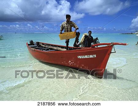 Fishing Boat, Mauritius View Large Photo Image Stock Photograph - Fishing Boat, Mauritius. Fotosearch