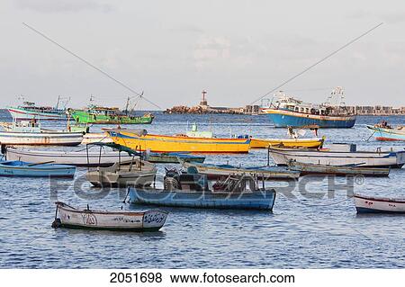 Fishing Boats In The Eastern Harbour, Alexandria, Al Iskandar View Large Photo Image Stock Photo - Fishing Boats In The Eastern Harbour, Alexandria, Al Iskandar. Fotosearch