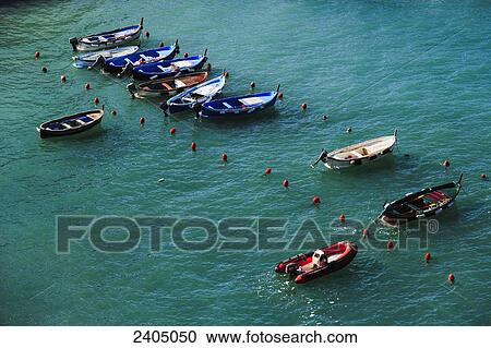 Fishing boats in the water, Cinque Terre; Vernazza, Liguria, Italy View Large Photo Image Stock Image - Fishing boats in the water, Cinque Terre; Vernazza, Liguria, Italy. Fotosearch