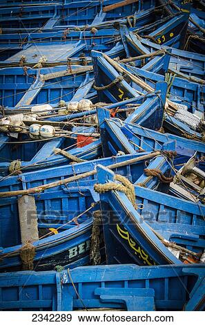 Fishing Boats; Morocco View Large Photo Image Stock Photo - Fishing Boats; Morocco. Fotosearch