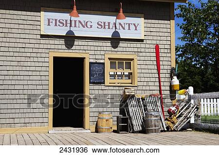 Stock Photograph - Fishing shanty in Avonlea Village of Anne of Green Gables; Cavendish, Prince Edward Island, Canada. Fotosearch