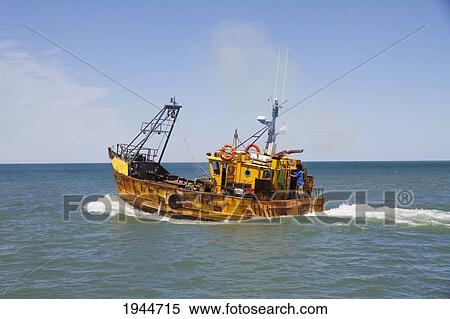 Stock Photography - Fishing trawler, Rawson, Chubut, Argentina. Fotosearch