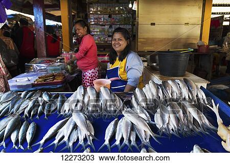 Fishmonger at the Bolu market, Rantepao, Toraja Land, South Sulawesi, Indonesia View Large Photo Image Stock Image - Fishmonger at the Bolu market, Rantepao, Toraja Land, South Sulawesi, Indonesia. Fotosearch