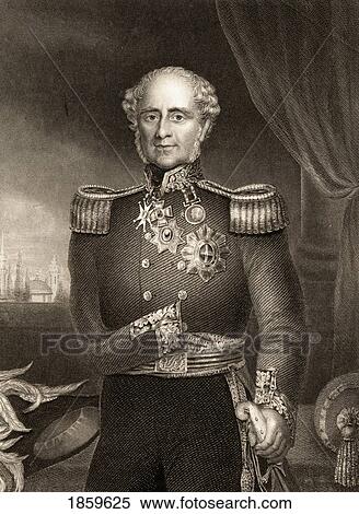 Stock Photography - Fitzroy James Henry Somerset, 1St Baron Raglan, Lord Raglan, 1788-1855. English Soldier And Commander In Chief During The Crimean War. 19Th Century Print Drawn And Engraved By J. Pound.. Fotosearch