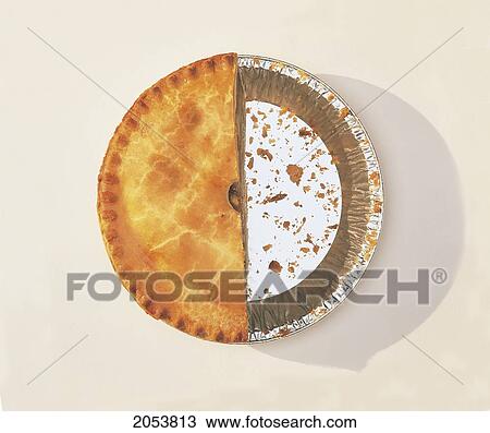 Stock Image - Fl4147, Steve Lawrence; Overview, Pie, Half Gone. Fotosearch