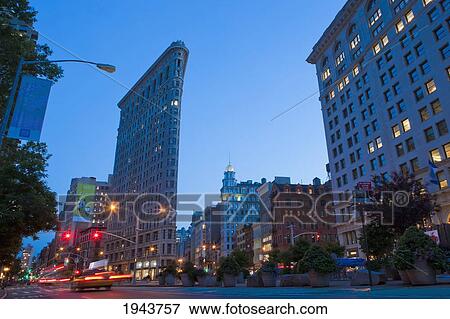 Stock Photo - Flatiron Building; New York City New York United States Of America. Fotosearch