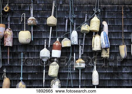 Stock Photography - Floats Hanging On Wall. Fotosearch