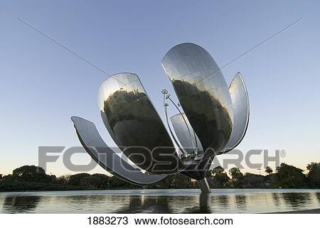 Stock Image - Floralis Generica; Buenos Aires, Argentina. Fotosearch