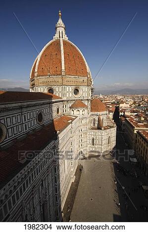 Picture - Florence Cathedral Dome; Florence Tuscany Italy. Fotosearch