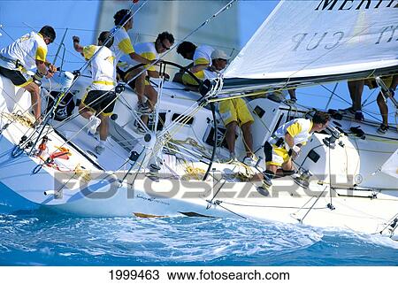 Florida, Key West Race Week, Close-Up View Of Boat, Crew On Leaning Deck View Large Photo Image Stock Image - Florida, Key West Race Week, Close-Up View Of Boat, Crew On Leaning Deck. Fotosearch