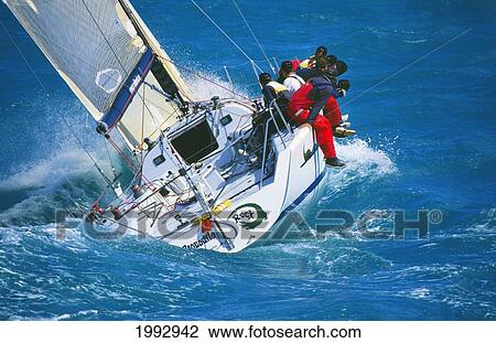 Stock Image - Florida, Miami, Southern Ocean Racing Conference, February-March 2004.. Fotosearch