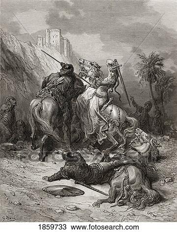 Stock Image - Florine Of Burgundy A Heroine During The First Crusade. Fotosearch