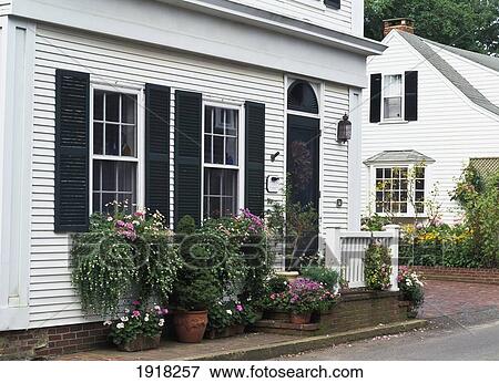 Flower Bedecked House View Large Photo Image Stock Photo - Flower Bedecked House. Fotosearch
