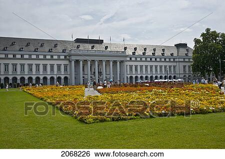 Stock Photograph - Flower Show At Electoral Palace; Koblenz Rhineland-Palatinate Germany. Fotosearch