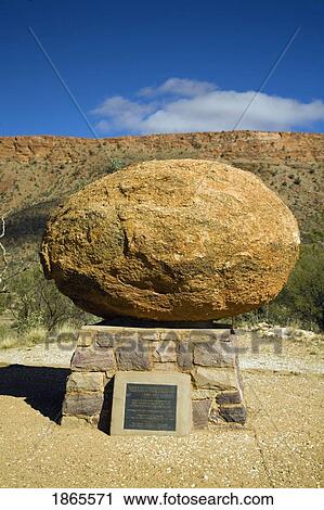Stock Image - Flynn Memorial, Alice Springs, Northern Territories, Australia. Fotosearch