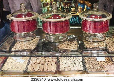 Food On Display In A Glass Case; Tibet, China View Large Photo Image Stock Image - Food On Display In A Glass Case; Tibet, China. Fotosearch