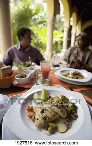 Food On Table In Restaurant View Large Photo Image Stock Photograph - Food On Table In Restaurant. Fotosearch