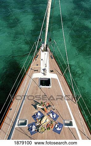 Food Set On The Deck On A Yacht Sailing Around The Grenadines View Large Photo Image Stock Image - Food Set On The Deck On A Yacht Sailing Around The Grenadines. Fotosearch