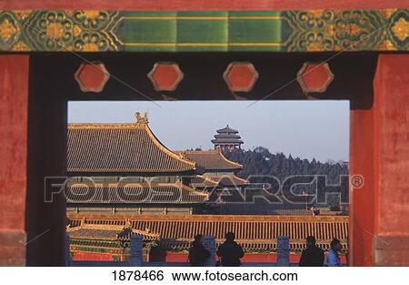 Forbidden City View Large Photo Image Stock Photograph - Forbidden City. Fotosearch