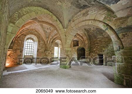 Stock Photo - Forge Of The Cistercian Abbey Of Fontenay, Cote D'or, France. Fotosearch