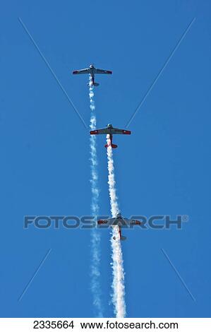 Formation Flying At Air Show; New Zealand View Large Photo Image Picture - Formation Flying At Air Show; New Zealand. Fotosearch
