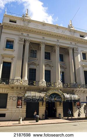 Stock Photo - Former El Dia Newspaper Building, Historical Site Built In 1927, Historical Eclecticism Style, Montevideo, Uruguay, South America. Fotosearch