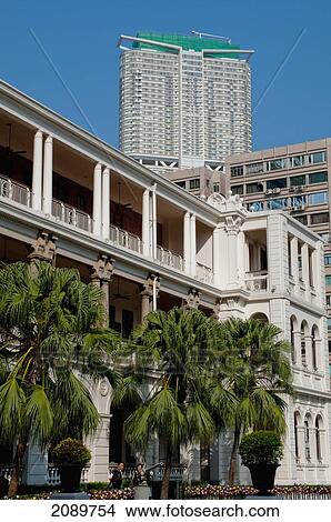 Picture - Former Marine Headquarters, Kowloon, Hong Kong. Fotosearch