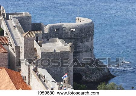 Fort Bokar, Dubrovnik, Dubrovnik-Neretva, Croatia View Large Photo Image Stock Image - Fort Bokar, Dubrovnik, Dubrovnik-Neretva, Croatia. Fotosearch