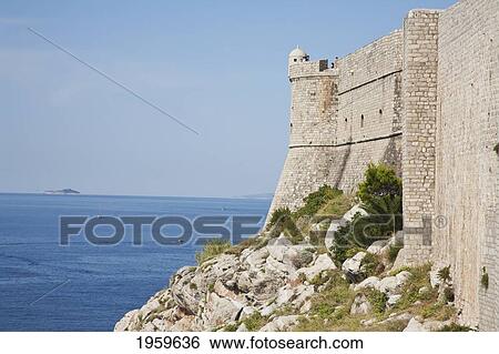 Fort Bokar, Dubrovnik, Dubrovnik-Neretva, Croatia View Large Photo Image Stock Photograph - Fort Bokar, Dubrovnik, Dubrovnik-Neretva, Croatia. Fotosearch