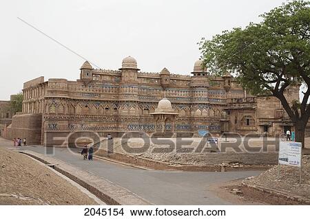Fort: Man Singh Palace, Gwalior, Madhya Pradesh, India View Large Photo Image Picture - Fort: Man Singh Palace, Gwalior, Madhya Pradesh, India. Fotosearch