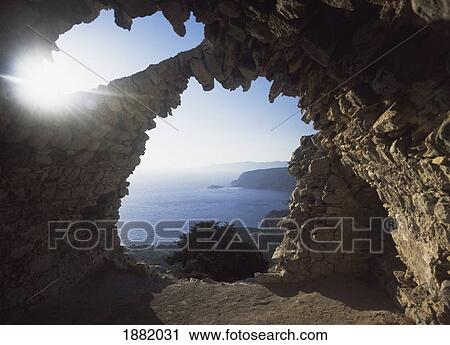 Fort Of Monolithos On West Coast Of Rhodes View Large Photo Image Stock Image - Fort Of Monolithos On West Coast Of Rhodes. Fotosearch