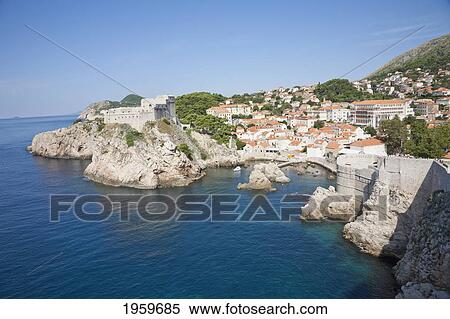Fort Of St. Lawrence, Dubrovnik, Dubrovnik-Neretva, Croatia View Large Photo Image Stock Photography - Fort Of St. Lawrence, Dubrovnik, Dubrovnik-Neretva, Croatia. Fotosearch