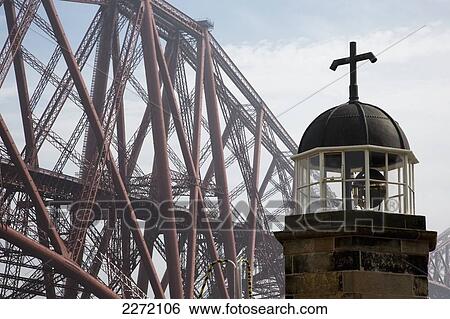 Forth Bridge And A Beacon In The Fog; North Queensferry Scotland View Large Photo Image Stock Photograph - Forth Bridge And A Beacon In The Fog; North Queensferry Scotland. Fotosearch