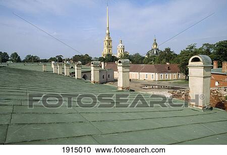 Stock Image - Fortress At St. Paul's; St Petersburg, Russia. Fotosearch