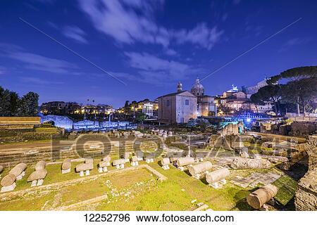 Stock Photograph - Forum of Peace; Rome, Lazio, Italy. Fotosearch