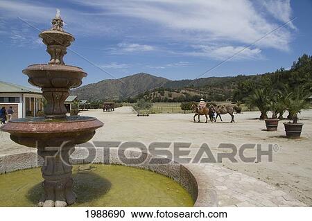 Fountain, Estancia El Cuadro, Casablanca Valley, Valparaiso Region, Chile View Large Photo Image Stock Image - Fountain, Estancia El Cuadro, Casablanca Valley, Valparaiso Region, Chile. Fotosearch