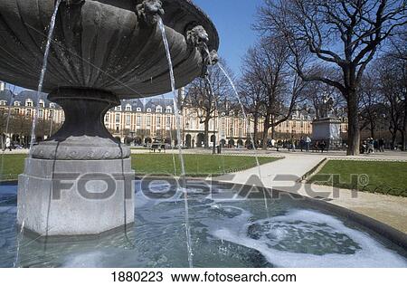Fountain In Place De Voseges View Large Photo Image Stock Image - Fountain In Place De Voseges. Fotosearch